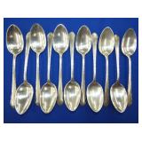 288 GRAMS STERLING SPOONS 