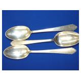 185 GRAMS STERLING LARGE SPOONS 