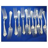 607 GRAMS STERLING FORKS 