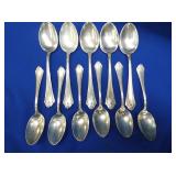350 GRAMS STERLING SPOONS 