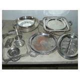 SILVERPLATE SERVING TRAYS 