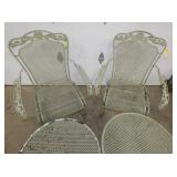 VIEW 2 CLOSEUP IRON CHAIRS