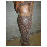 VIEW 3 BACKVIEW CARVED MERMAID