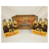 WHITE ROCK BOTTLES W/ CRATE
