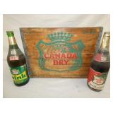16X12 CANADA DRY CRATE W/ BOTTLES