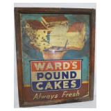 31X38 WARDS POUND CAKES SIGN