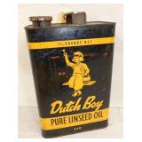 7 3/4 POUNDS NET DUTCH BOY TIN