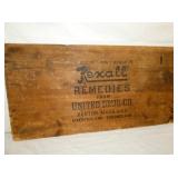 32X16 WOODEN REXALL CRATE LID