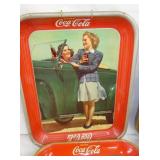 ADV. COCA COLA TRAY W/ CAR