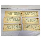 1974 GASTONIA CITY TAGS
