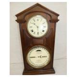 HB HORTONS CALENDAR CLOCK