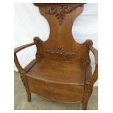 VIEW 3 CARVINGS, LOG ROLL