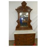 WALNUT VICTORIAN DRESSER