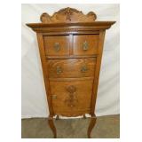 OAK LINEN CHEST 20X54