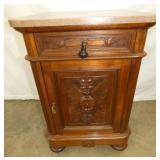 MARBLE TOP SIDE TABLE