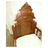 VIEW 3 CLOSEUP VICTORIAN WALNUT