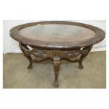 ORNATE CARVED PARLOR TABLE