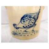 VIEW 2 CLOSEUP BLUE COBALT CHICKEN