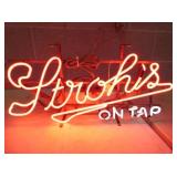 STROHS ON TAP NEON