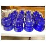BLUE COBALT AIRPORT LIGHT SHADES