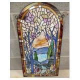 14X30 STAINED GLASS WINDOW
