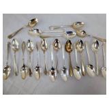522 GRAMS STERLING SILVER SPOONS