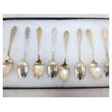 214 GRAMS STERLING SILVER SPOONS