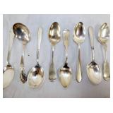 192 GRAMS STERLING SILVER SPOONS