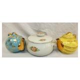 HALL TEAPOTS, COVERED DISH