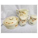 JEWEL T BOWLS,SHAKERS, PITCHER