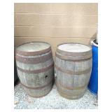 WOODEN WHISKEY BARRELS