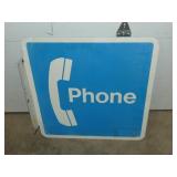PHONE FLANGE SIGN