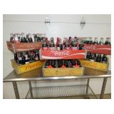 COCA COLA CRATES AND BOTTLES