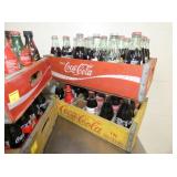 COCA COLA CRATES AND BOTTLES