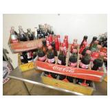 COCA COLA CRATES AND BOTTLES