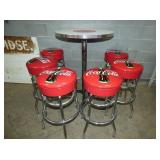 VIEW 2 CROME COKE PUB TABLE