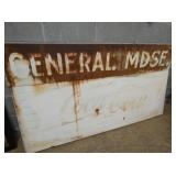 VIEW 2 CLOSEUP COKE GENERAL STORE SIGN