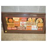42X21 FRAMED COCA COLA PUZZLE