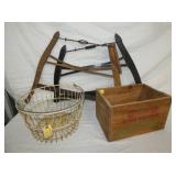 PRIM. BOW SAWS, EGG BASKET,BOX