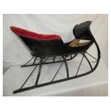 15X32 EARLY WOODEN SALESMAN SLED