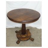 28IN OAK DRUM TOP TABLE
