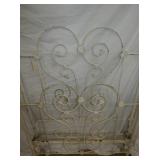 VIEW 2 CLOSEUP ORNATE IRON BED