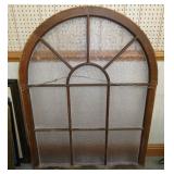 40X52 FROSTED ARCHED WINDOW