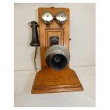 OAK WALL PHONE