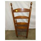 VIEW 3 CLOSEUP LADDER BACK CHAIR