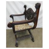 VIEW 6 RIGHTSIDE CARVED CHAIR