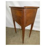 VIEW 2 CLOSEUP BEDSIDE TABLE