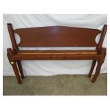 EARLY ROBE BED W/ OLD RED PAINT