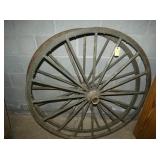 WOODEN WAGON WHEELS