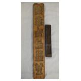 EARLY WOODEN CANDY MOLDS